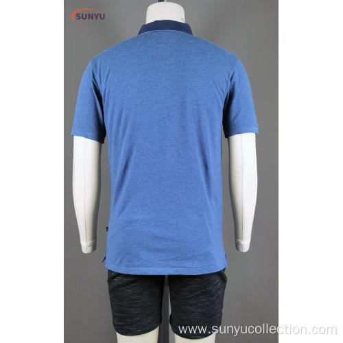 Men's short sleeve polo t-shirt